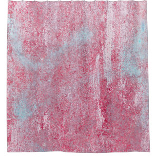 Cortina De Ducha textura metalizado con arañazos y grietas abstract