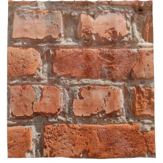 Cortina De Ducha Texture of old weathered brick. Background of old