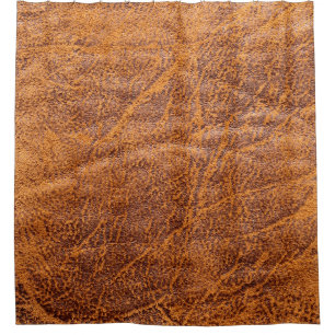 Cortina De Ducha Texturetextura de cuero marrón natural, cuero, esq