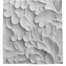 Cortina de ducha texturizada Black & Ivory 