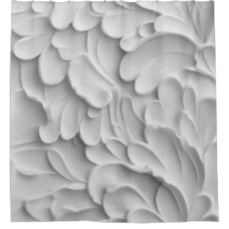 Cortina de ducha texturizada Black & Ivory 