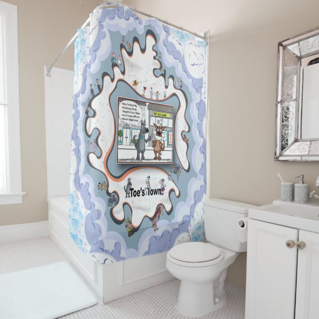 Cortina De Ducha The Cone of Shame | Apology (In situ)