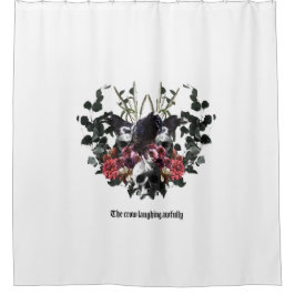 Cortina De Ducha The Crow Laughing Awfully