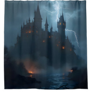 Cortina De Ducha The Dark Hold – Fortaleza de Fantasía Gótica para