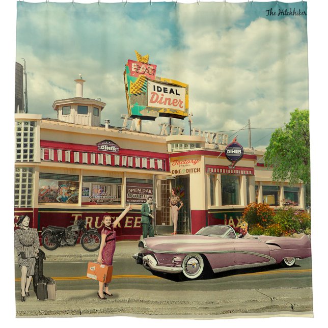 Cortina De Ducha The Hitchhikers (Anverso)