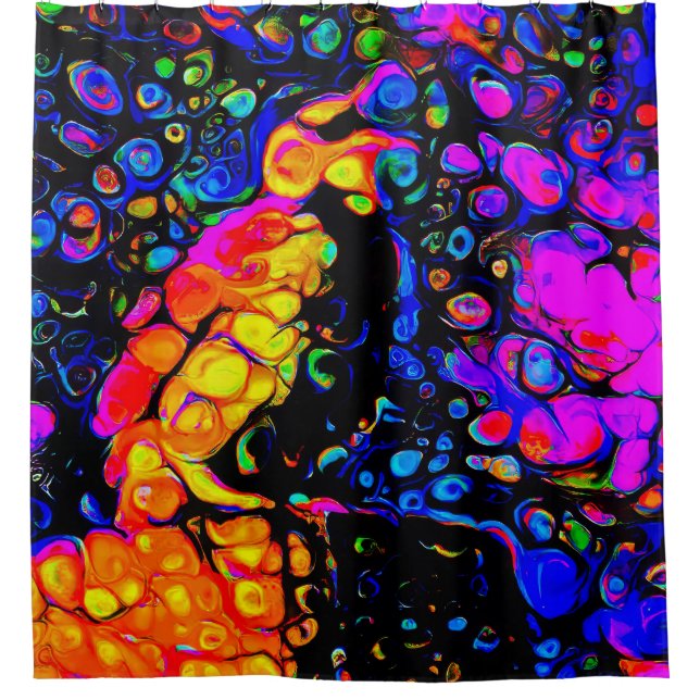 Cortina De Ducha The Lonely Bird 4: Liquid Art Style (Anverso)