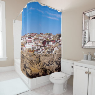 Cortina De Ducha Tíbet - Monasterio Budista Ganden