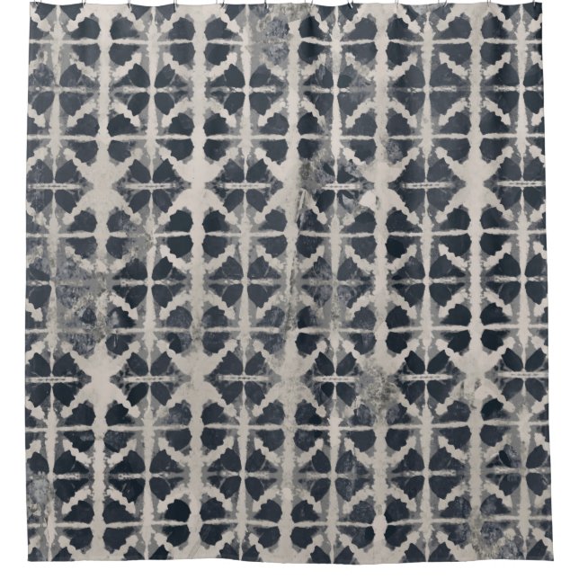 Cortina De Ducha Tie dye texture creative repeat modern patternafri (Anverso)