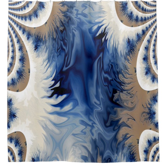 Cortina De Ducha Tiempo congelado...... (Anverso)