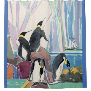 Cortina De Ducha tierra de pingüinos