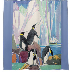 Cortina De Ducha tierra de pingüinos