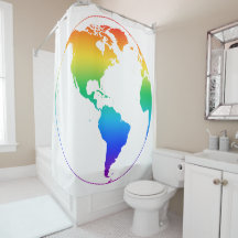 Tierra del planeta de color arcoiris