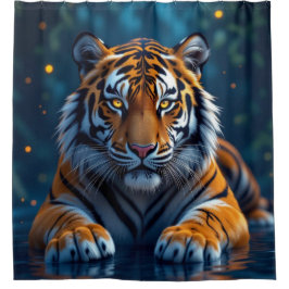 Cortina De Ducha „Tiger – König des Dschungels“