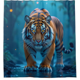 Cortina De Ducha „Tiger – König des Dschungels“