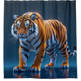 Cortina De Ducha „Tiger – König des Dschungels“