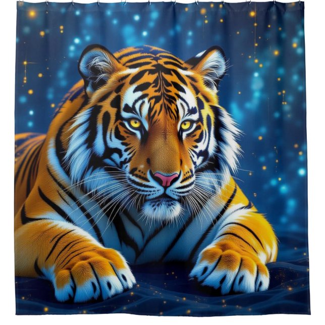 Cortina De Ducha „Tiger – König des Dschungels“ (Anverso)