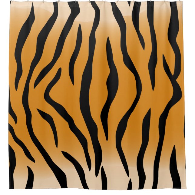 Cortina De Ducha Tiger stripes pattern (Anverso)