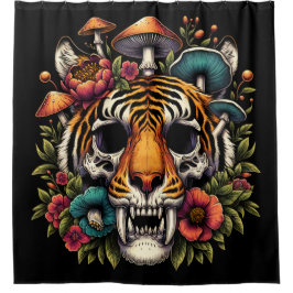 Cortina De Ducha Tigre botánico