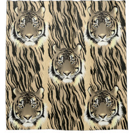 Cortina De Ducha Tigre majestuoso