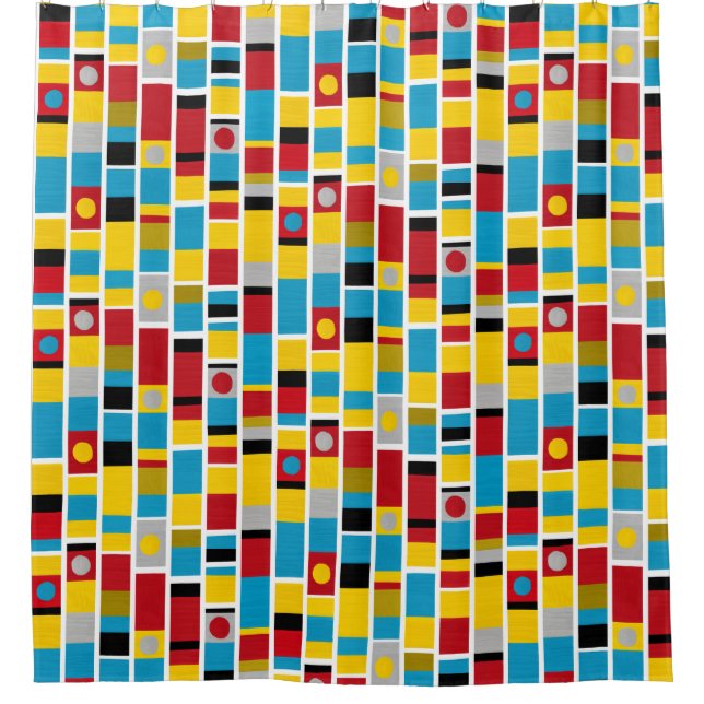 Cortina De Ducha Tiras de tótem (Anverso)