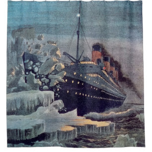 Cortina De Ducha Titanic Hits Iceberg