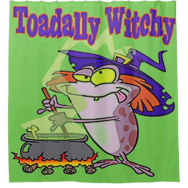 Cortina De Ducha Toadally Witchy (Anverso)
