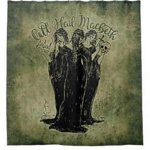 Cortina De Ducha Todas las brujas Hail Mabeth
