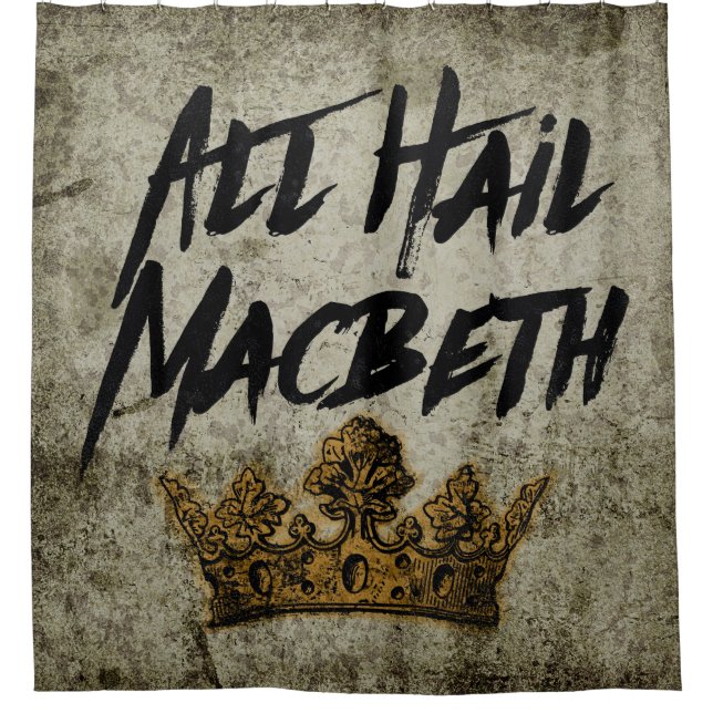 Cortina De Ducha Todos granizan Macbeth (Anverso)