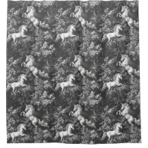 Toile De Jouy Monocrome Unicornios