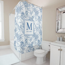 Toile Monograma Francés Azul