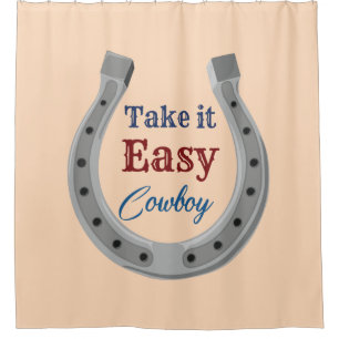 Cortina De Ducha Tómate Cowboy fácil