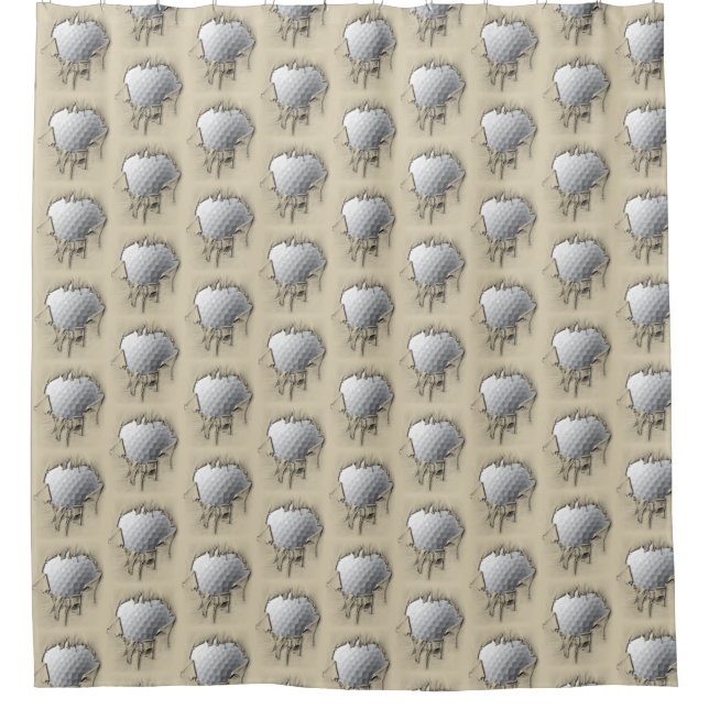 Cortina De Ducha Torn Golf Ball (Anverso)