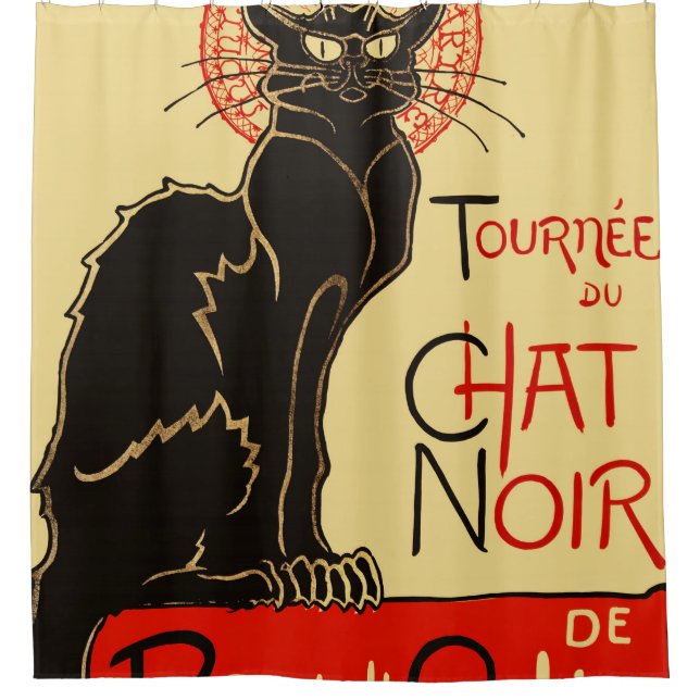 Cortina De Ducha Tournée du Chat Noir Art Nouveau (Anverso)