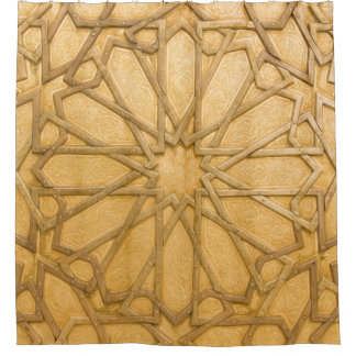 Cortina De Ducha Tradicional detalle vintage de la puerta, Marrueco