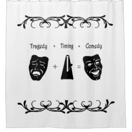Cortina De Ducha Tragedia + Timing igual a teatro de comedia