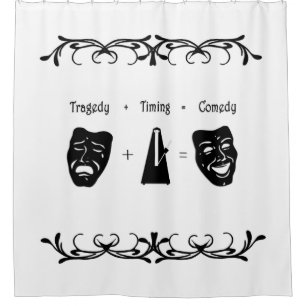 Cortina De Ducha Tragedia + Timing igual a teatro de comedia