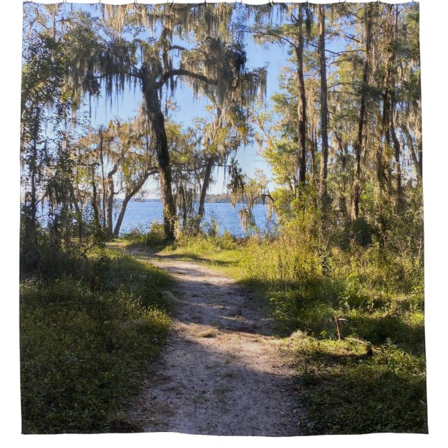 Cortina De Ducha Trail By The River (Anverso)