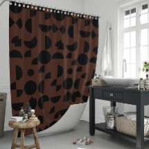 Tribal geométrica elegante y marrón moderno