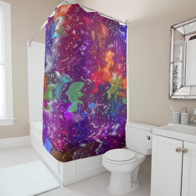 Cortina De Ducha Trippy (In situ)