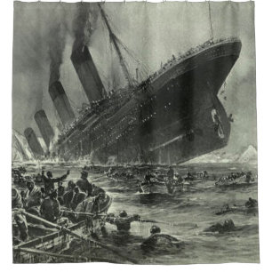 Cortina De Ducha Triturando RMS Titanic
