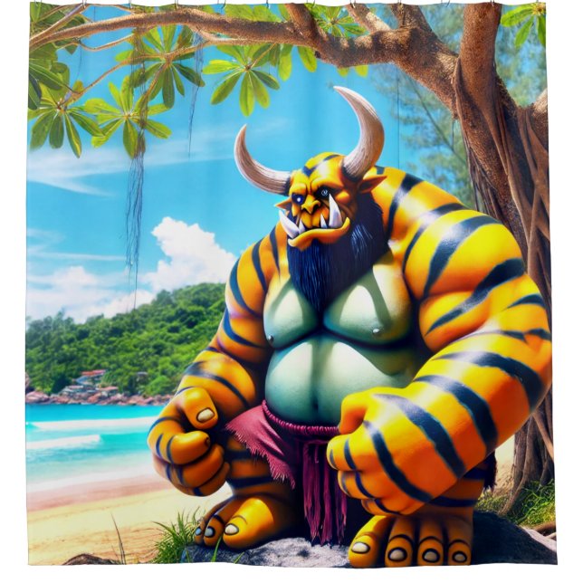 Cortina De Ducha Troll Creature (Anverso)