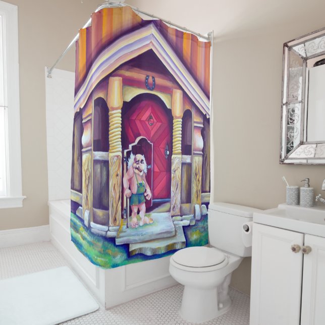 Cortina De Ducha Troll escandinavo - Equinus (In situ)