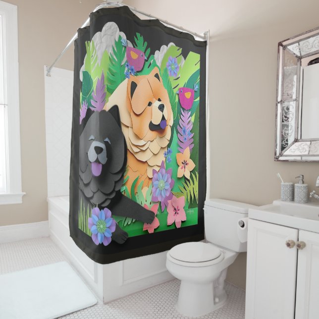 Cortina De Ducha TROPIC TANGO de raza negra (In situ)