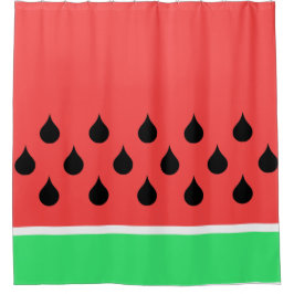 Cortina De Ducha trozo de sandía