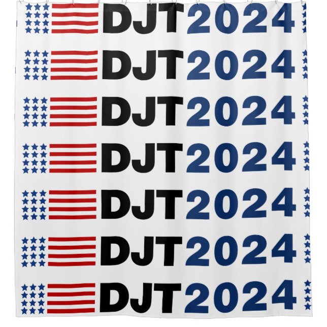Cortina De Ducha Trump 2024 DJT (Anverso)
