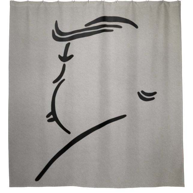 Cortina De Ducha Trump Hitchcock Art (Anverso)