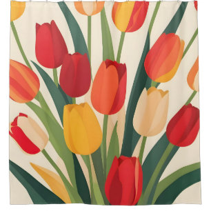 Cortina De Ducha Tulip Glow-Up