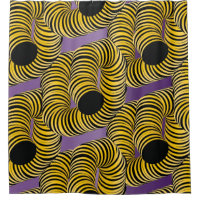 Túnel abstracto gradiente amarillo negro púrpura