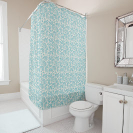 Cortina de ducha Turquoise Paisley