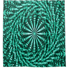 Cortina De Ducha Twirlin' verde...